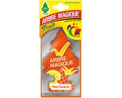Fruitig Arbre Magique Geurboom luchtverfrisser voor in de auto Fruit Cocktail – Car Parfum – Geurboompje – Geurbooster – Wonderboom – Geurverfrisser – Nieuwe Auto – Autogeur – Autoparfum – Geurblad