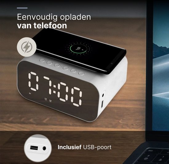 Witte Wekkerradio's met DAB USB