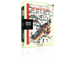 New York Puzzle Company - New Yorker Winter Weekend - 1000 stukjes puzzel