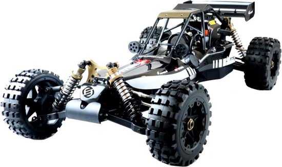 Equivera RC Auto Benzine - RC Auto Volwassenen - RC Auto Offroad - Bestuurbare Auto voor Buiten - Krachtige Verbrandingsmotor