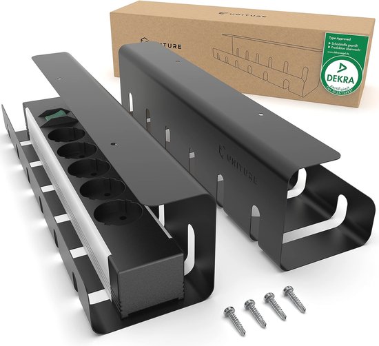 Ultimate Setup® Kabelwanne Schreibtisch für bestes Kabelmanagement - Im