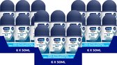 Sanex Men Active Control Déodorant Anti-Transpirant Roller 50 ml - Pack économique 18 pièces