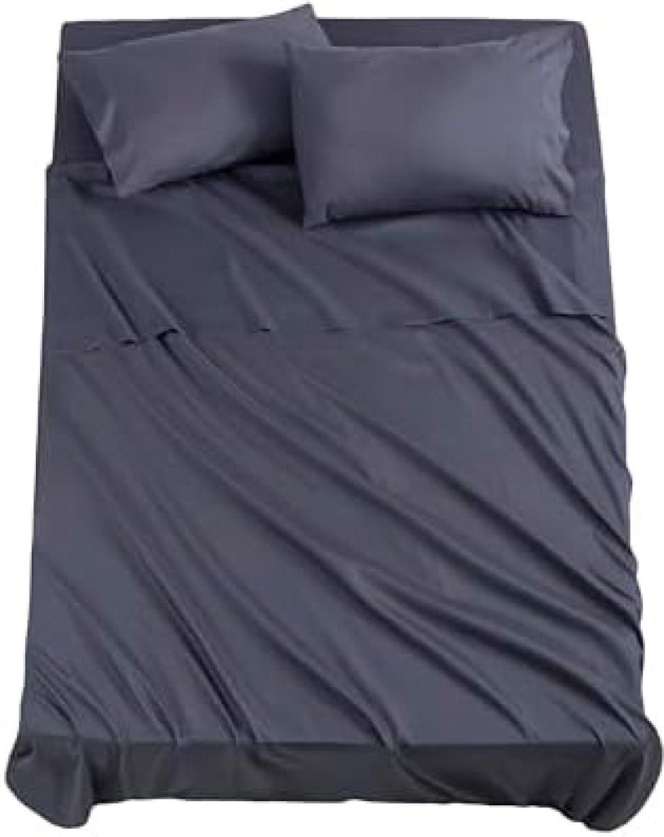4-delige Beddengoedset, 5003, Hoeslaken, 2 Kussenslopen, 50 x 80 cm, voor Bed 200 x 190/200 cm