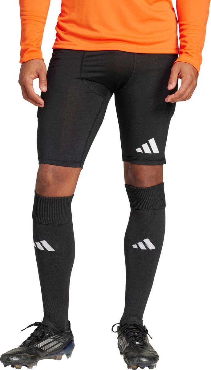 adidas Performance Squadra 25 Korte Keeperslegging met Padding Heren Zwart
