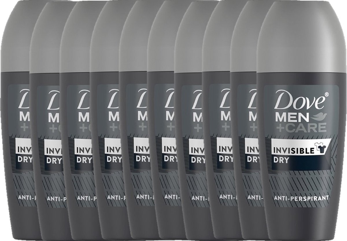 Goedkoopste Dove Men - Deo Roller Invisible Dry - 10 x 50 ml