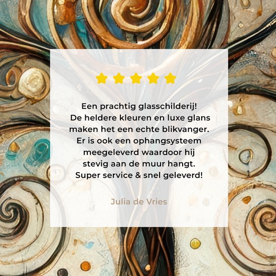 MuchoWow® Glasschilderij 120x180 cm - Schilderij acrylglas - Levensboom - Boom - Abstract - Modern - Foto op glas - Muurdecoratie woonkamer - Wanddecoratie slaapkamer - Schilderijen