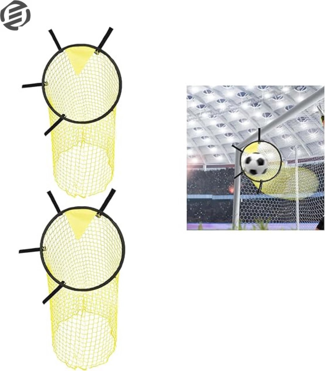 Equivera Kruising Target - Voetbalnet - Voetbal Trainingsmateriaal - Doelnet - Voetbaltraining - Kruising Target Netje