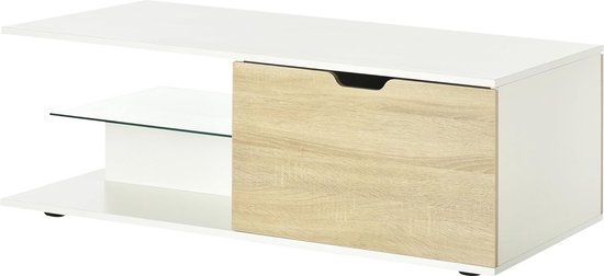 dicht met laden en deur industriële salontafel mango - Te koop en de