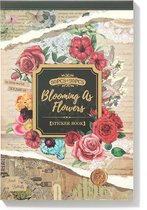 Ensemble d'autocollants et de papier Volume - 50 feuilles - Mega ensemble avec beaucoup d'autocollants et de papier pour le bullet journal, le scrapbooking et la fabrication de cartes - Blooming as Flowers