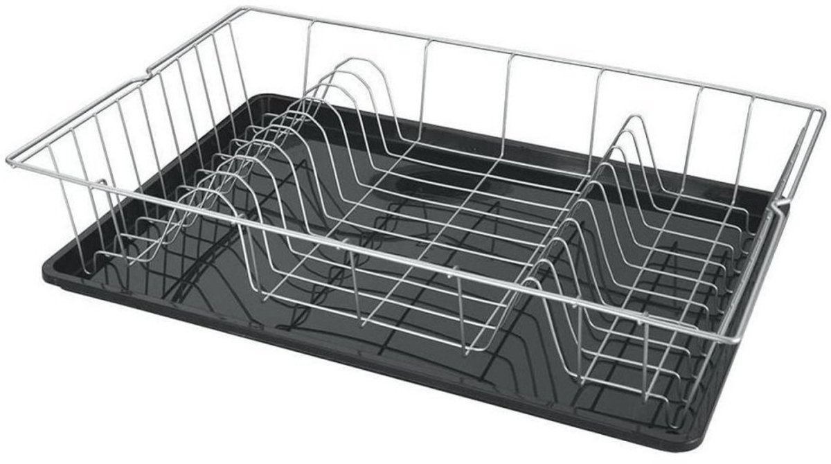 Metaltex - Colonia - Afdruiprek met Lekbak - Afdruiprek - Afwasrek - 48x30 cm - Polytherm Coating