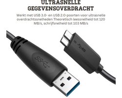 Externe Harde Schijf 500GB - Voor PS5/PS4/PC - Dun & Draagbaar