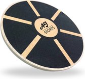 AJ- Planche d'équilibre Sports - Fitness - Planche d' Balance - Planche d'équilibre en bois - Pilates - Balle d'équilibre - Entraînement de stabilité - Chaise de ballon d'exercice - Corps entier