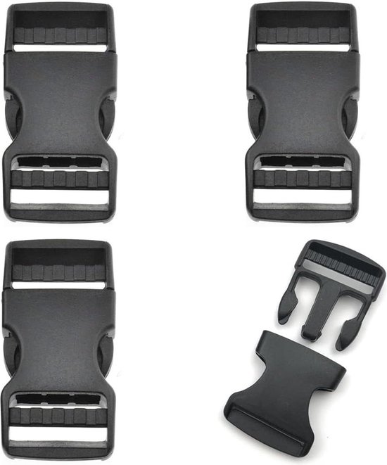 Welsberg 20-delige Set Gespen van Robuust Kunststof voor 10mm Banden, 29x15x5 mm Kliksluitingen voor Honden- en Kattenhalsbanden, Paracord Armbanden Klikgespen, Rugzakclipgesp, Verstelbare, Zwart Welsberg 20-delige Set Gespen van Robuust Kunststof voor 10mm Banden, 29x15x5 mm Kliksluitingen voor Honden- en Kattenhalsbanden, Paracord Armbanden Klikgespen, Rugzakclipgesp, Verstelbare, Zwart