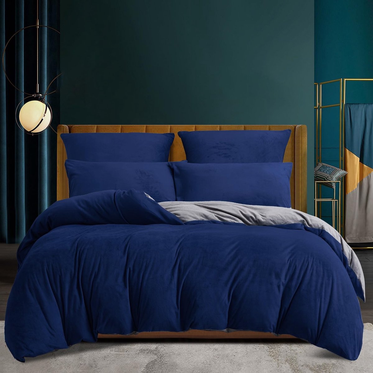 Goodivery ® Warme en Zachte Winter Fleece Beddengoedset met Luxe Fluwelen Textuur in Diverse Kleuren