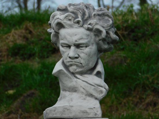 Statue de Beethoven - 40 cm - Pierre