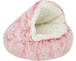 Tailfriends® hondenmand-schelp hondenmanden voor honden-dog bed-hondhuis-roos-50cm