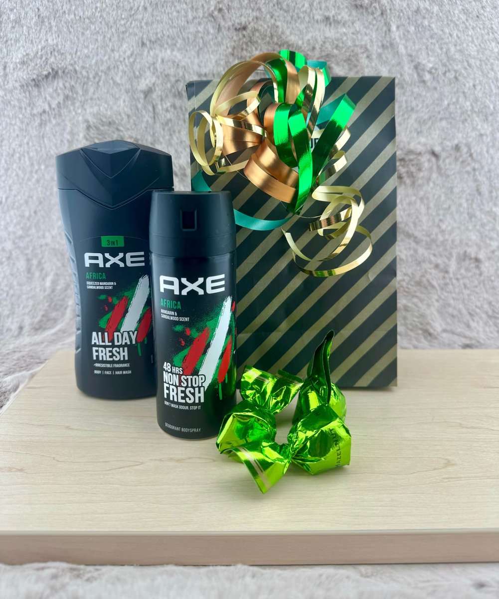 Goedkoopste Heren •Cadeaupakket Axe Africa• - Leuk om cadeau te geven - Perfect Gifts