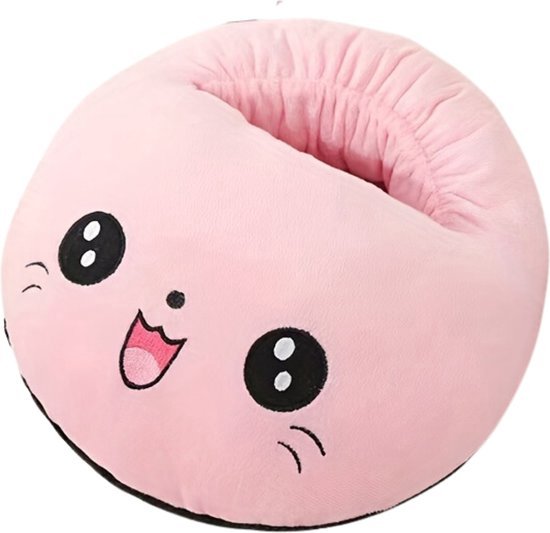 Useme - Chauffe-pieds - Mega Pantoufles femmes - Chaussettes - Chausson 2-1 - Pantoufles - rose clair - taille unique