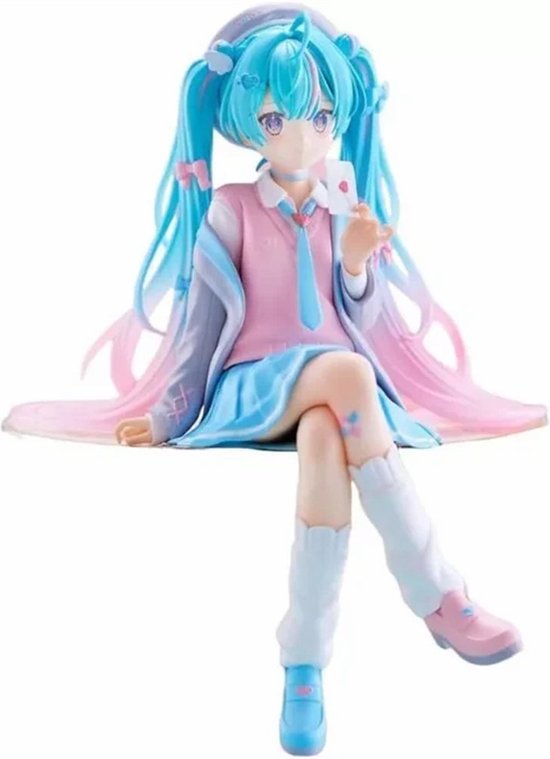Hatsune Miku - Vocaloid - Noodle Stopper - Statue Love Blazer - 13 cm - Anime Figuur - Beeldje - FuRyu