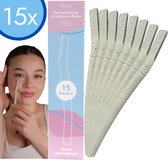 Kitian Dermaplaning Wenkbrauw Scheermesje - Scheermes - Gezicht Scheermesjes Vrouw - Wenkbrauw Mesje - Eyebrow Razor - Scheermesjes Gezicht 15x