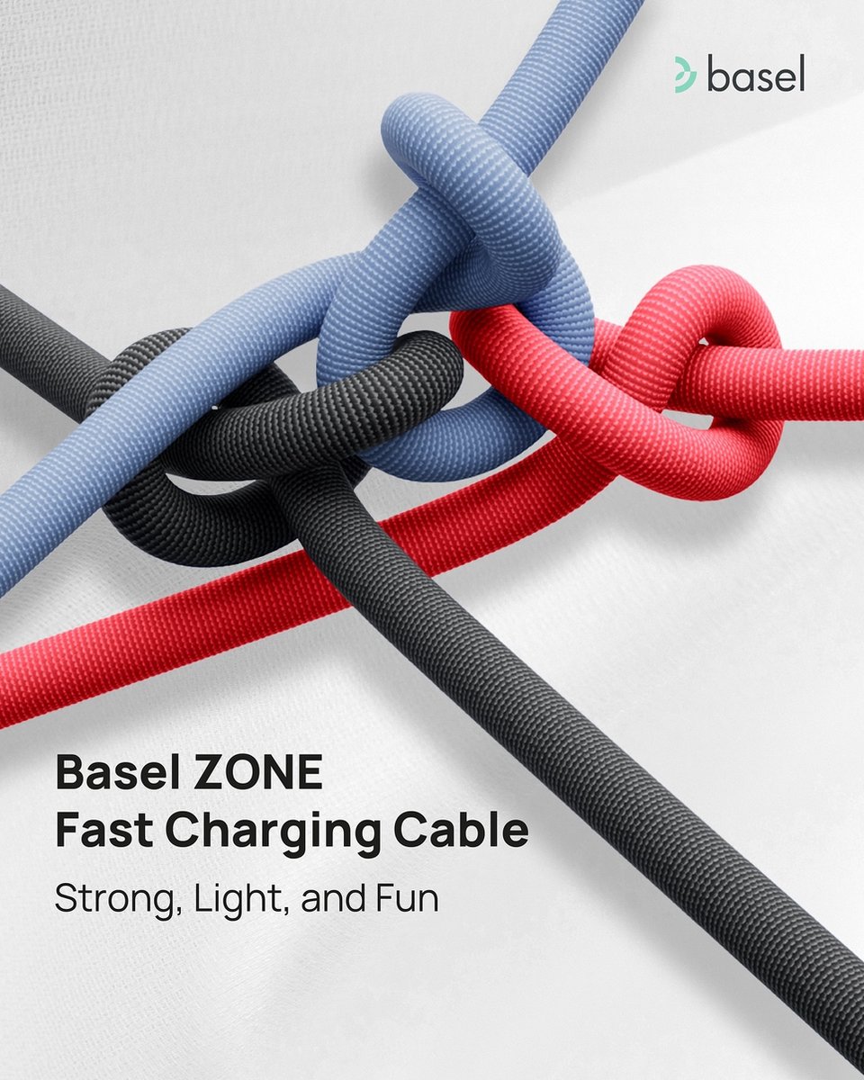 Basel USB to C Fast Charging Kabel 2m