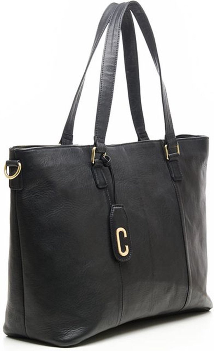 Chabo Laptoptas / Werktas - Dames - 17 inch - Leer - Chabo - Zwart