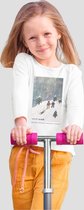Vêtements de Noël / T-shirt de Noël | cadeau de Noël | Bonjour l'hiver | Filles | Blanc | Enfant 10 - 11 ans | Taille 146