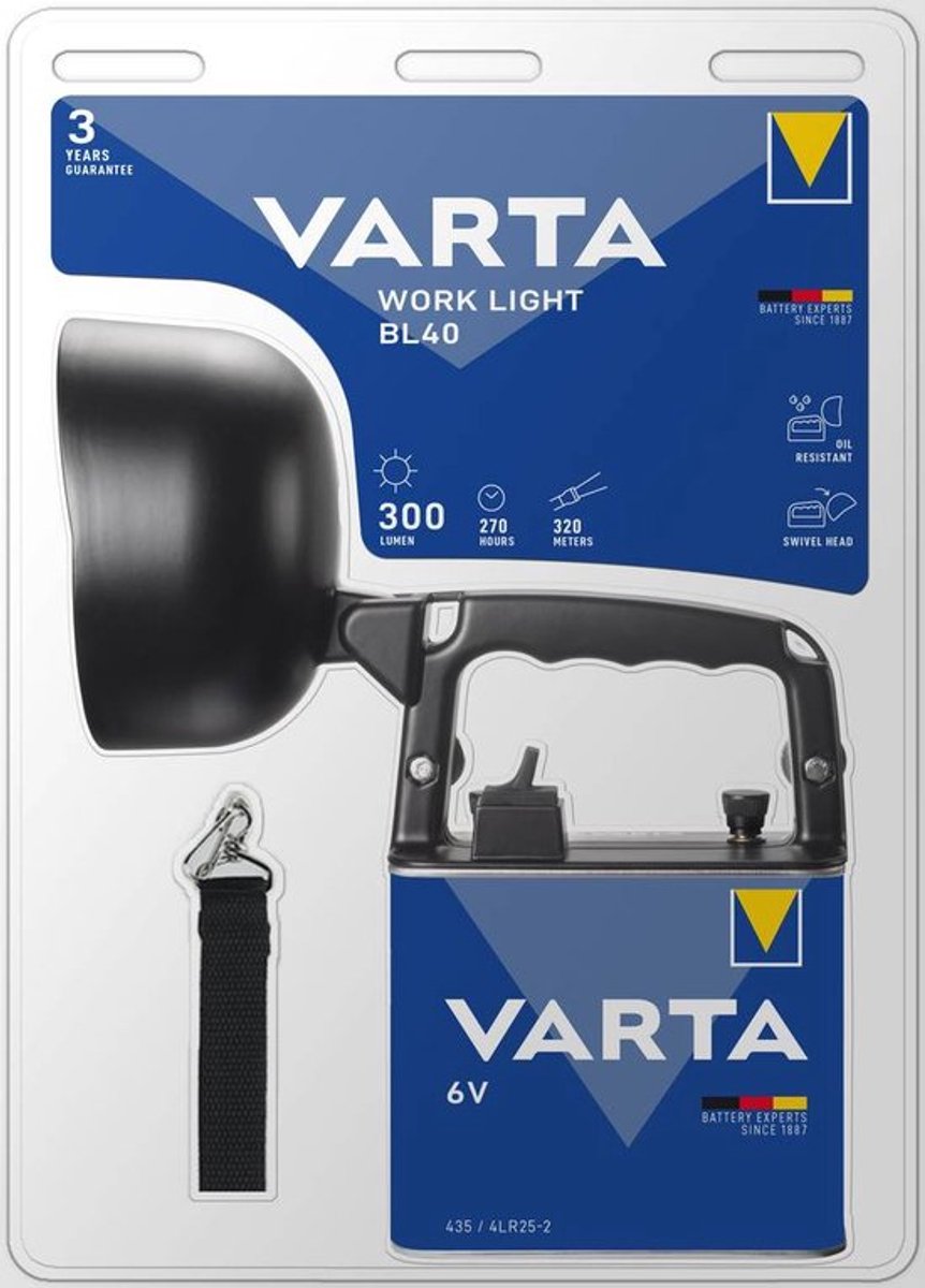 werklamp led-koplamp - varta - 18660101421
