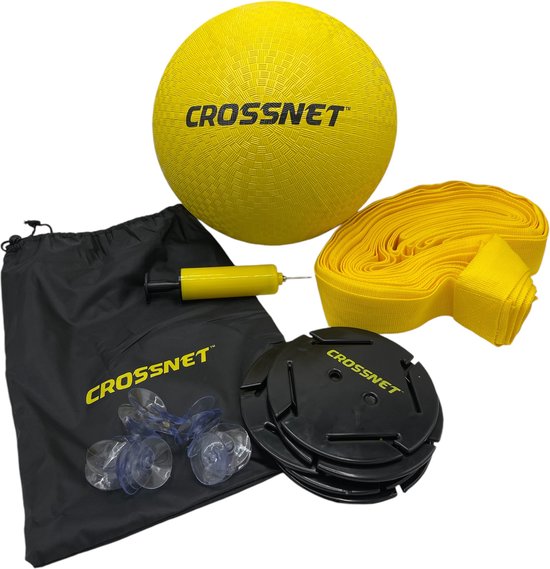 Crossnet Four Square Kingball - Draagbare Vierkant kit - Voor 4 spelers ...