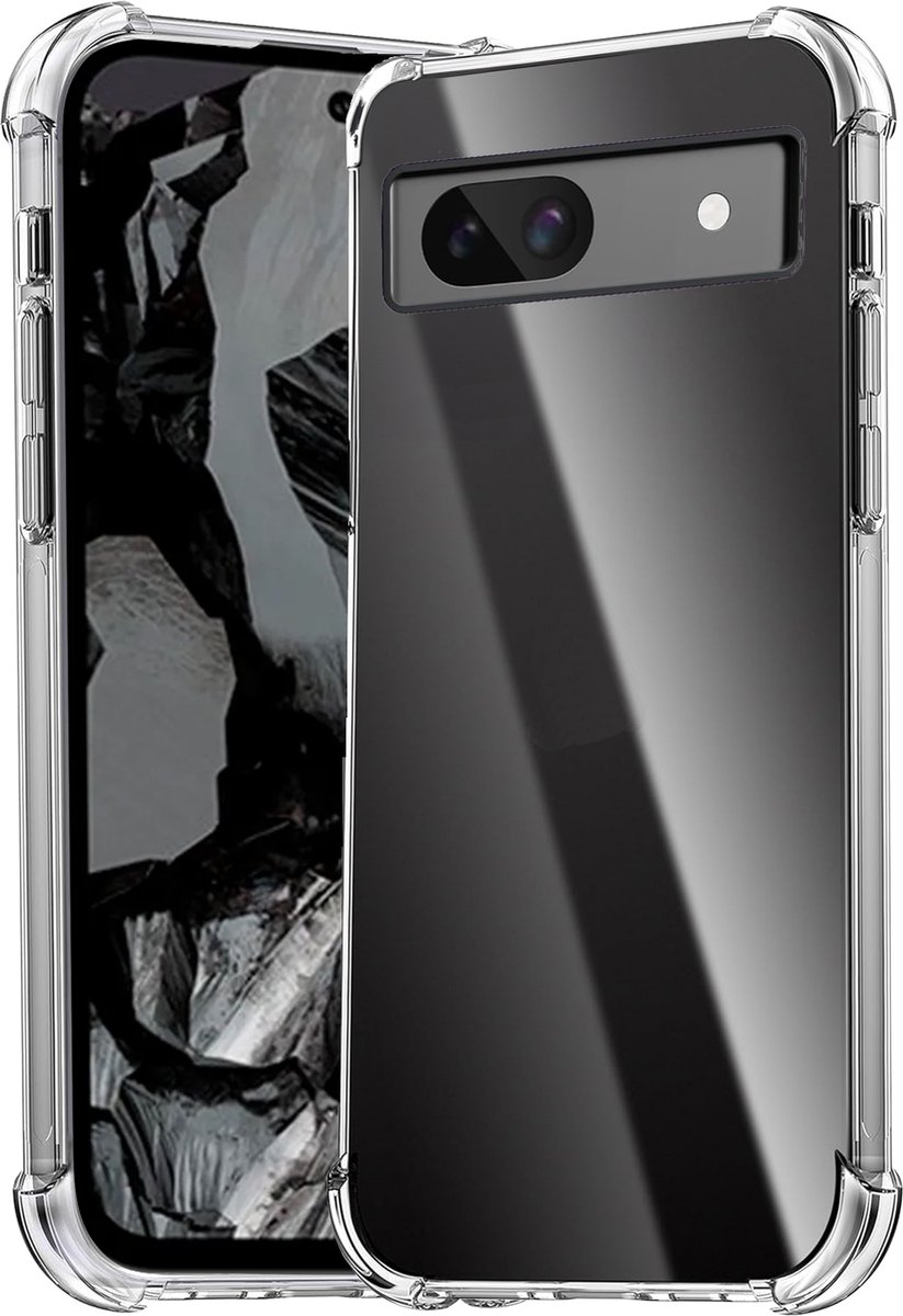 Hoesje geschikt voor Google Pixel 8a - Shockproof Transparant Back Cover Case