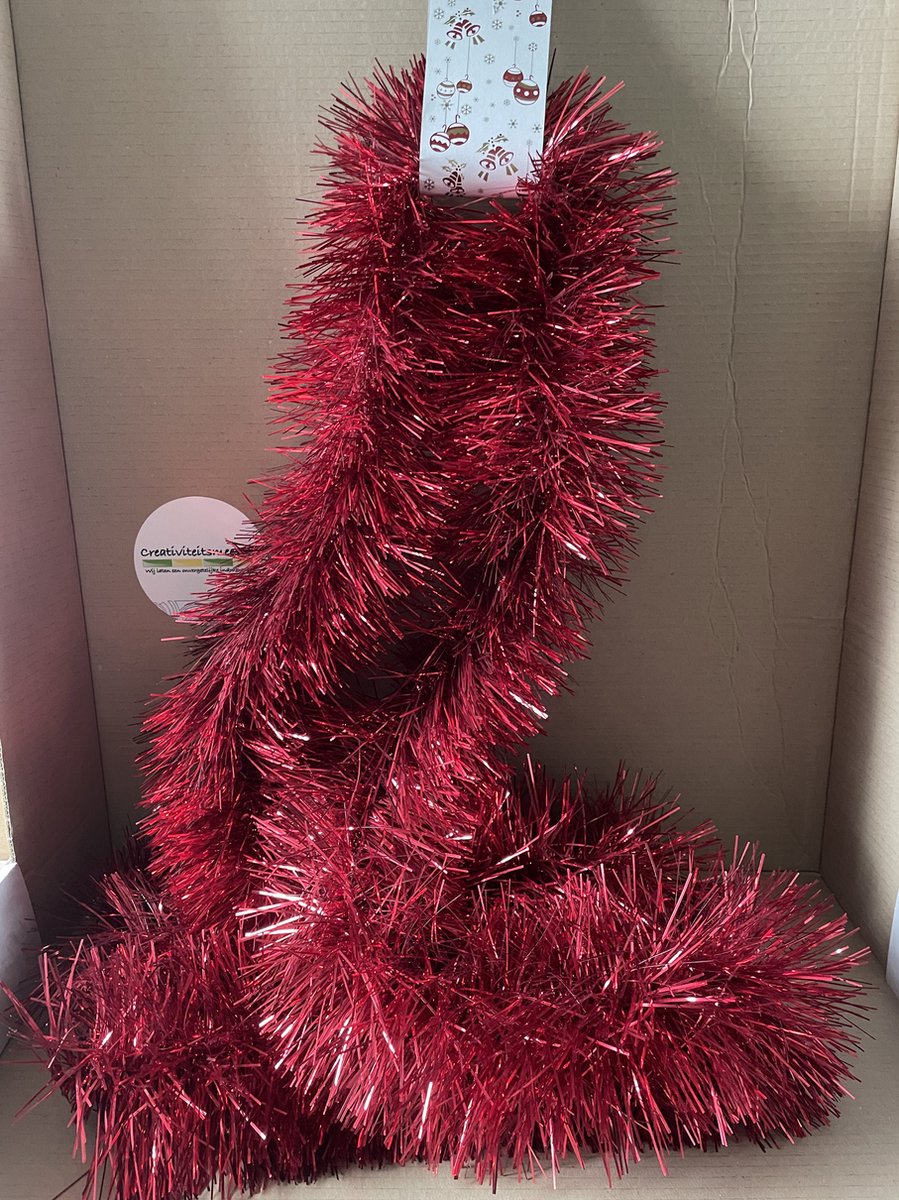 Kerstslinger Valtpino 2,5meter Rood