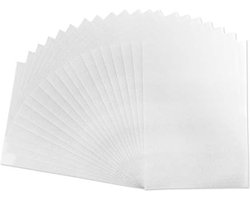Krimpfolie, DIN A4, mat transparant, 20 stuks