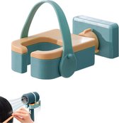Föhnhouder - Föhn Houder - Haardroger Houder - Blowdryer Holder - Haardroger Muurhouder - Organizer Voor Je Haardroger - 180 ° Rotatie - Handsfree - Wandhouder - Zelfklevend - Universeel - Voor Hotel/Badkamer/Woonkamer/Kappershop - Groen