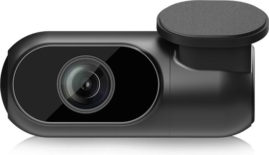Zwarte Viofo A139 dashcam met lens en magnetische houder.