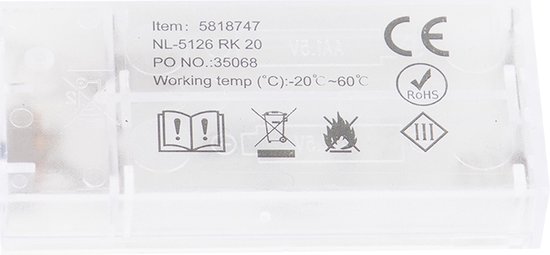 Bo-Camp - Industrial - Lichtketting - Galvin - 10 Lichten - 5 Lumen - Zwart — afbeelding 3