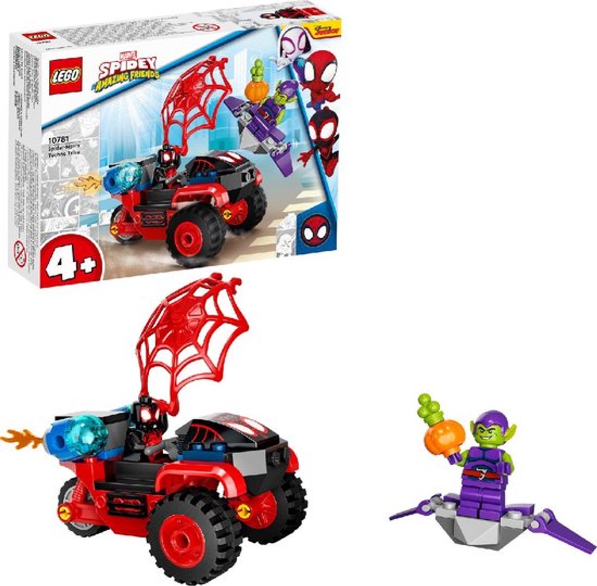 LEGO Marvel Spider-Man Miles Morales Tech Driewieler - 10781 — afbeelding 14