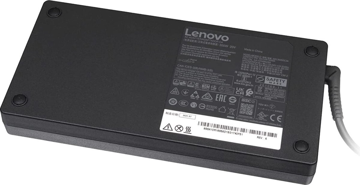 Platte Lenovo 300 W-netvoedingsadapter (CE)