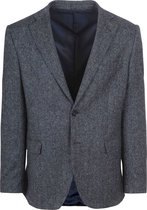 Suitable Birds Eye Colbert Merinowol Donkerblauw (navy) - Maat 50 - Heren blazer