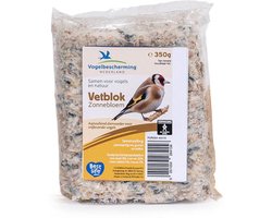 Wildbird Vbn Vetblok Met Zonnebloempitten - Tuinvogelvoer - 11.5x10x3 cm 350 g