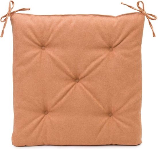 Coussin d'assise avec sangles de montage, coussin de chaise, rembourré, Darco, 40 x 40 x 4 cm - Caramel Coussin d'assise avec sangles de montage, coussin de chaise, rembourré, Darco, 40 x 40 x 4 cm - Caramel