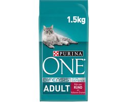 Purina One Adult - Rund Volkoren Granen - Kattenvoer - 1.5 kg
