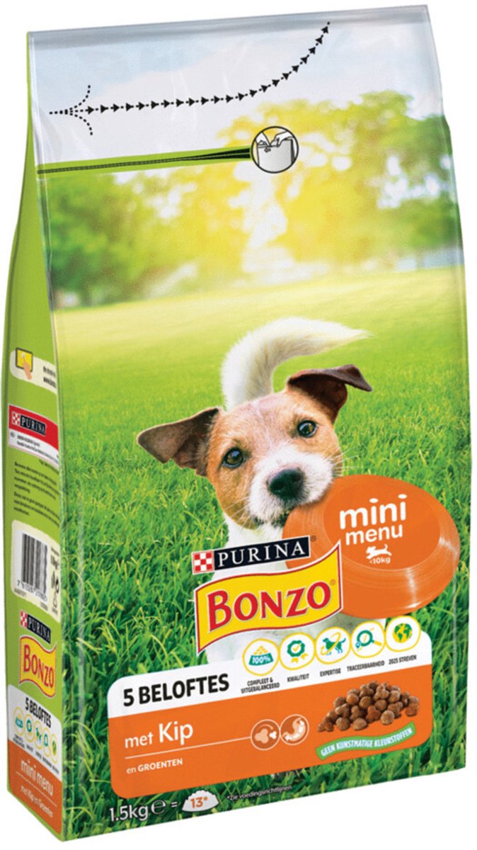 Bonzo Droogvoer Mini Menu Kip 1,5 kg