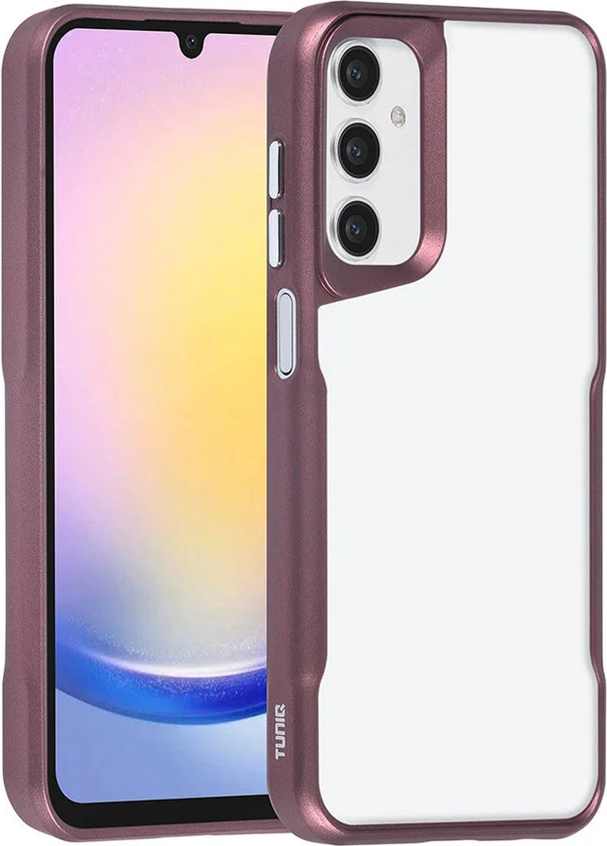 Combat-X Hoesje Geschikt voor: Samsung Galaxy A25 - Backcover - Rood