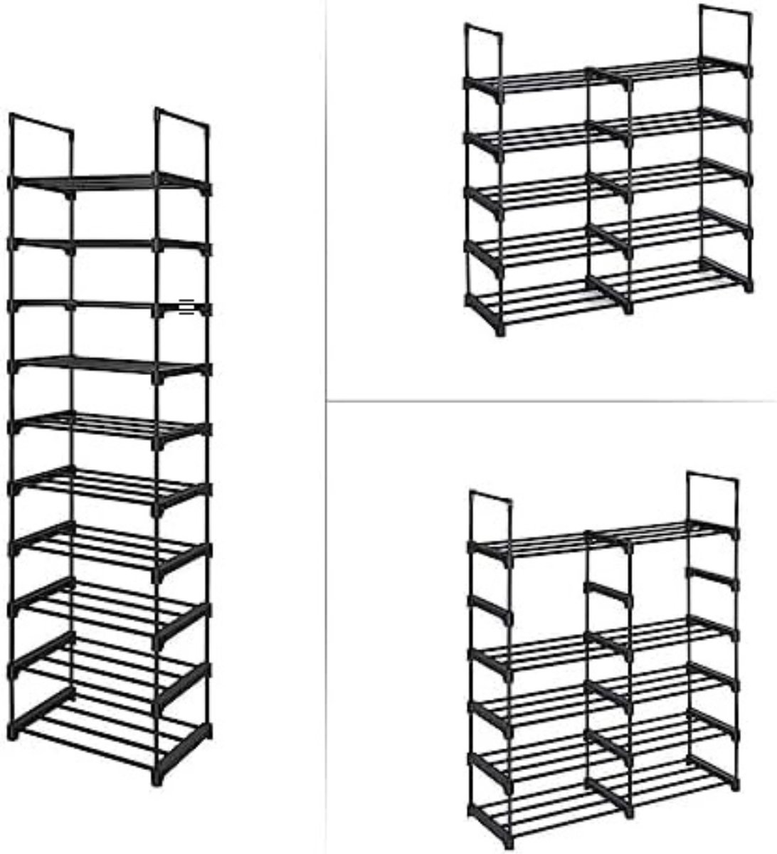 Solacis Schoenen Opbergsysteem - Schoenen Organizer - Schoenenbox - Schoenen Opbergen - Must Have In Huis! Zwart