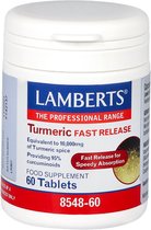 Lamberts Turmeric Fast Release - 60 tabletten - Kruidenpreparaat - Voedingssupplement
