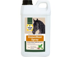 VITALstyle ZomerRust Spray - Vliegenspray Paard - NavulVerpakking - Voor Rust In De Weide - Met o.a. Pepermunt En Citroengras - 2,5 liter