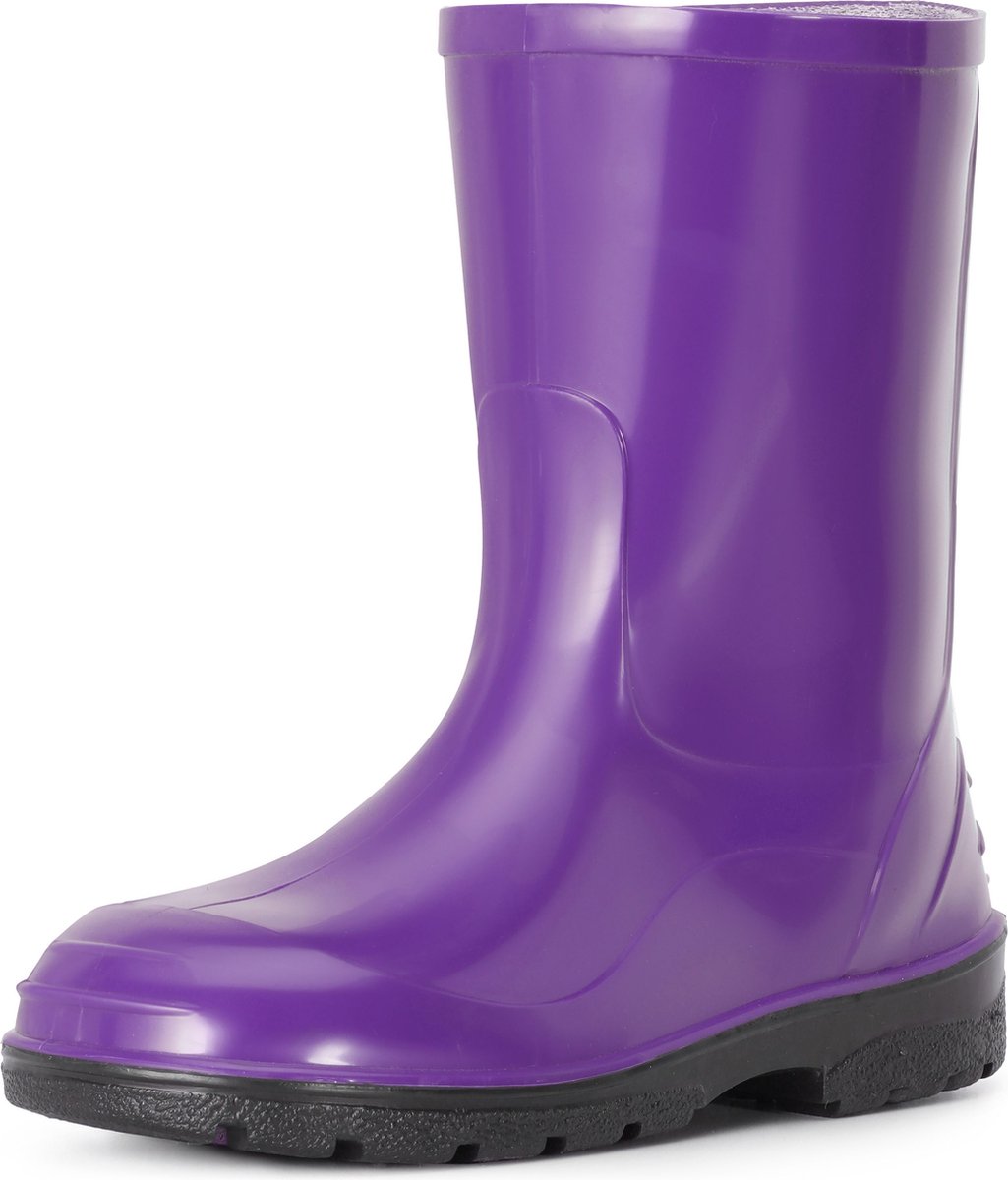Ladeheid LA-LMG-939-Oli Dames Regenlaarzen - Rubber - Hoog - PVC - Waterdicht – Violet – 31