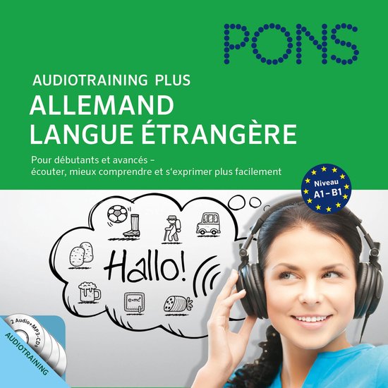 PONS Audiotraining Plus - Allemand langue étrangère - cover