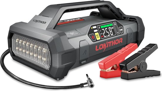 LOKITHOR JA400 - Starthulp Powerbank - 1750A - 150 PSI Compressor