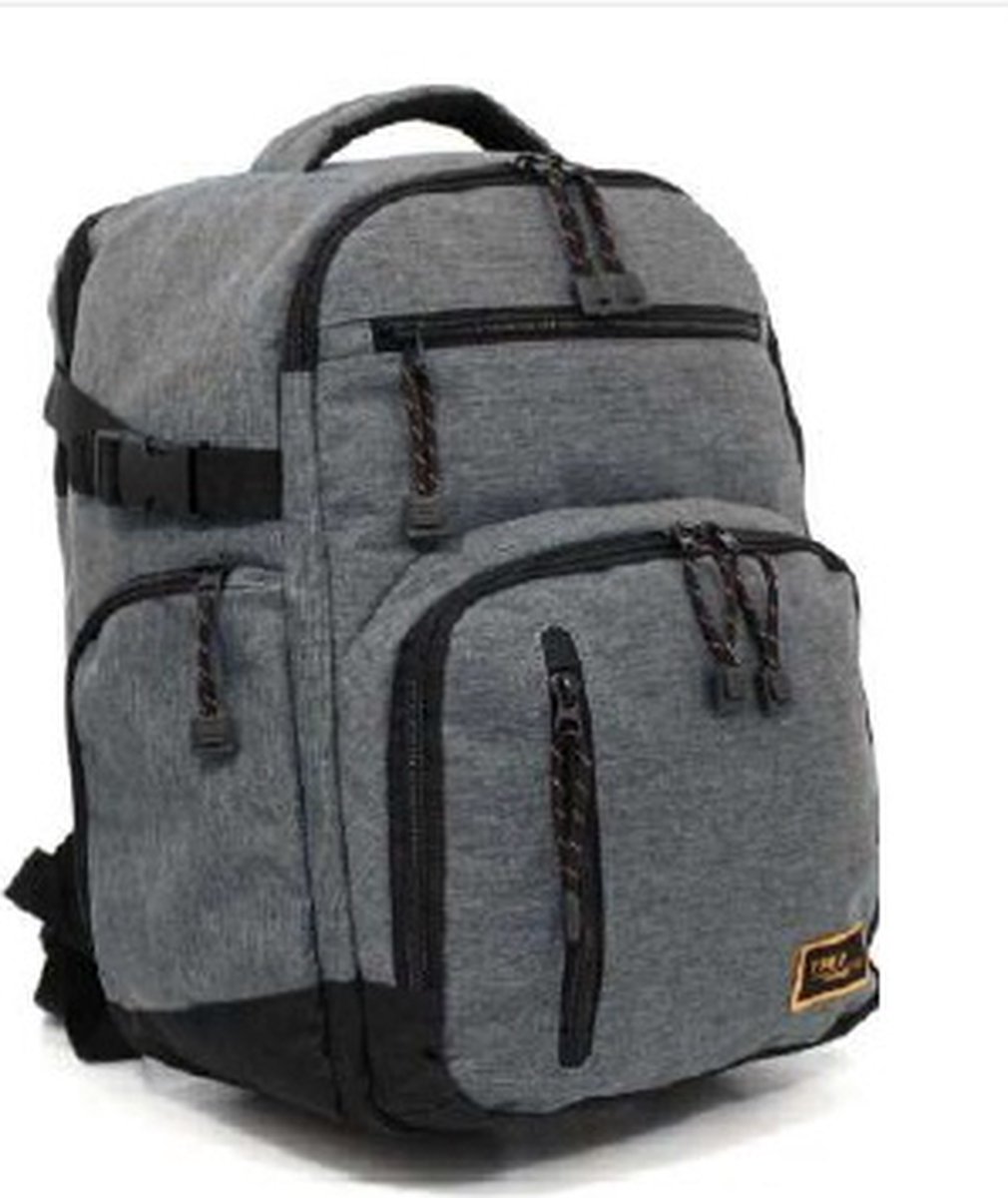 Rugtas- Rugzak-Reistas- Under Seat tas- Incl. Tablet of laptopvak-Past onder een vliegtuigstoel-40x25x20 cm. 8 vakken!-Slechts 645 gram-Weekendtas-Paars